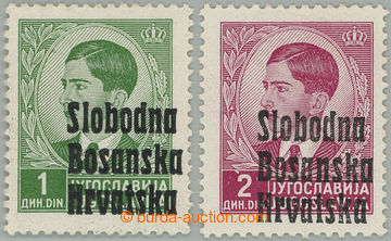 275316 - 1941 BANJA LUKA / lokální vydání / sestava dvou přetisk