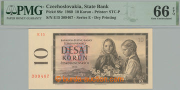 275317 - 1960 Ba.94c, 10Kčs 1960, série E15; certifikace zachovalos