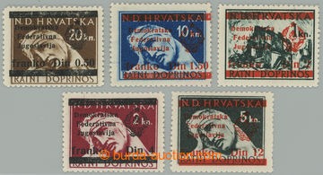 275330 - 1945 VYDÁNÍ PRO BOSNU A HERZEGOVINU / SARAJEVO / Mi.IX-XII