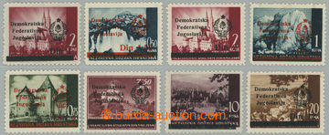 275331 - 1945 VYDÁNÍ PRO BOSNU A HERZEGOVINU / SARAJEVO / Mi.I-VIII