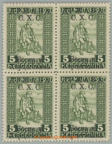 275339 - 1918 VYDÁNÍ PRO BOSNU A HERZEGOVINU / Mi.A19II, přetiskov
