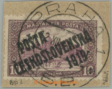 275356 -  Pof.118, 10K hnědá / fialová, I. typ přetisku, na výst