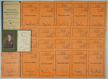 275357 - 1920-1950 [SBÍRKY]  LEGITIMACE A VKLADNÍ KNÍŽKY / sestav