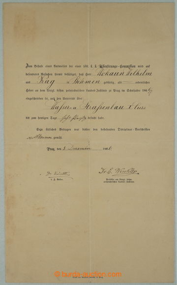 275376 - 1866 KOŘISTKA Karel (1825-1906), český geodet, topograf, 