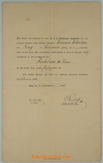 275377 - 1866 KOŘISTKA Karel (1825-1906), český geodet, topograf, 