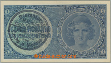 275381 - 1940 Ba.28a, 1K b.l. (1938/1940), série A074, přetisk ruč