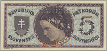 275383 - 1945 Ba.55a, 5Ks b.l. (1945), hledaná první série D 002 (
