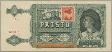 275392 - 1945 Ba.64, 500Ks 1941 s kolkem, série 7Ha, perforace SPECI