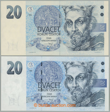 275395 - 1994 Ba.CZ10a+b, 20Kč 1994, sestava 2ks základních varian