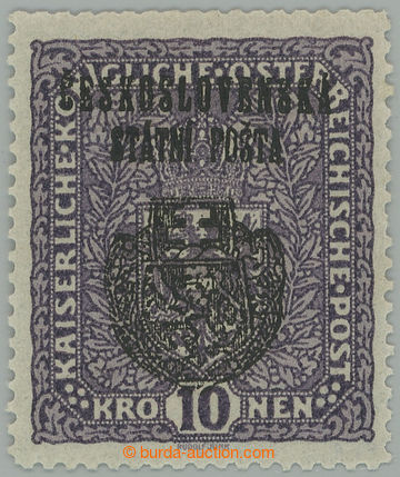 275409 -  Pof.RV40I, Pražský přetisk II (velký znak) Znak 10K tma