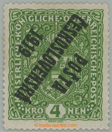 275410 -  Pof.50I Pp, Znak 4K světle zelená, úzký formát, převr