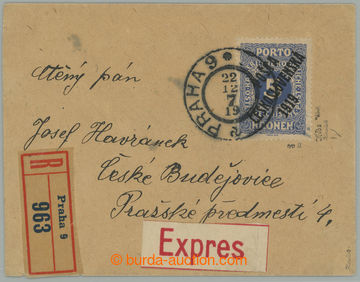275416 - 1919 filatelisticky motivovaný R+Ex dopis do Českých Bud�