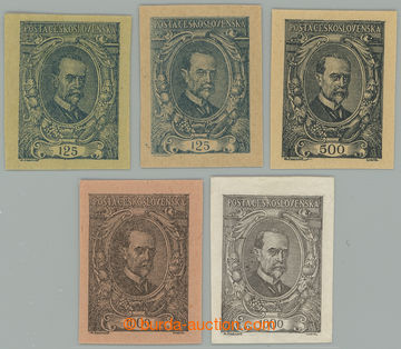 275417 -  ZT  sestava 5ks zkusmých tisků v definitivních barvách,