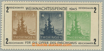 275447 - 1945 SOWJETISCHE ZONE (THÜRINGEN) / Mi.Bl.1xa II, aršík V