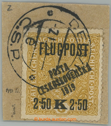275465 -  Pof.53II, Letecká FLUGPOST 2.50K/3K žlutá / černá na v
