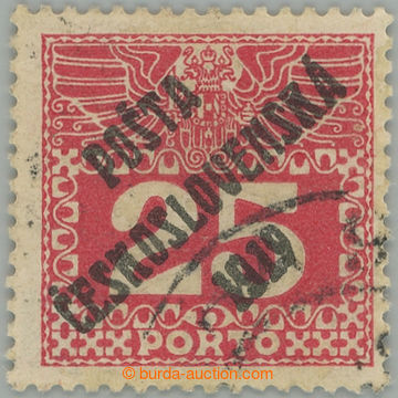 275490 -  Pof.69, Velké číslice 25h červená, III. typ, fragment 