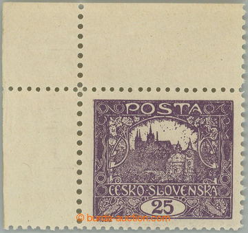 275502 -  Pof.11E IIp, 25h fialová s ŘZ 11½ : 10¾, levý horní r