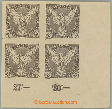 275514 - 1918 Pof.NV6, Mal.DZ 1. TD RZ 2, Sokol v letu 30h hnědá, p