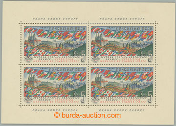 275515 - 1961 Pof.A1216A, aršík PRAGA 1962 prádlo, TD A1 bez bodu 