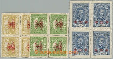 275577 -  Pof.170-172, kompletní série ve 4-blocích, 125h 1x spoje