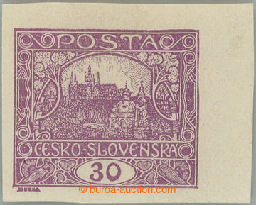 275586 -  Pof.13N, 30h světle fialová, pravý horní rohový kus; n