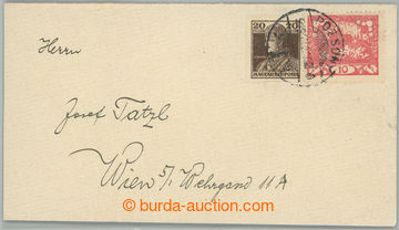 275591 - 1919 soukromý dopis zaslaný v I. TO do Rakouska, poštovn�