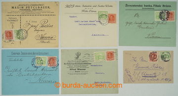 275598 - 1919 sestava 6ks firemních dopisů z I. TO, kde poštovné 