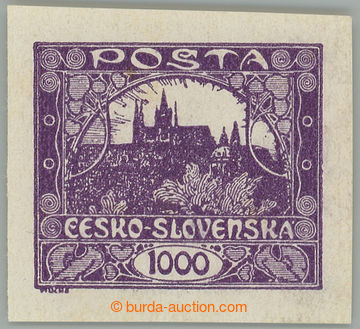 275605 -  Pof.26a, 1000h modrofialová; po nálepce, nepatrné skvrnk