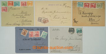 275609 - 1920 sestava 5ks převážně firemních dopisů adresovaný