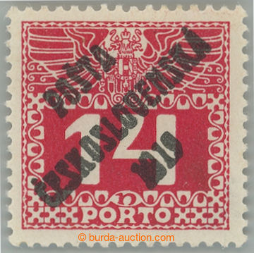 275620 -  Pof.68, Velké číslice 14h červená, I. typ přetisku; n