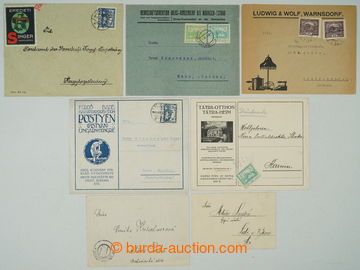 275623 - 1919-1920 sestava 7ks převážně firemních celistvostí z