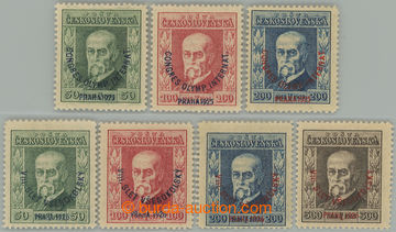 275634 - 1925-1926 Pof.180-182 + 183-186, Kongres 50h - 200h + Slet 5