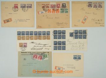 275642 - 1928-1932 sestava 7ks dopisů adresovaných do ciziny, z toh