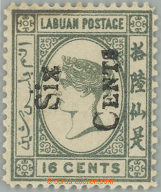 275653 - 1892 SG.50b, Viktorie 16c s OTOČENÝM (sideways) přetiskem