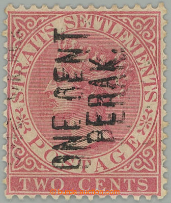 275663 - 1886 SG.26a, Viktorie Straits Settlements 2c s DVOJITÝM svi