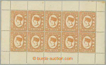 275671 - 1892 SG.47, Viktoria 40c orange - buff (tisková technika Re