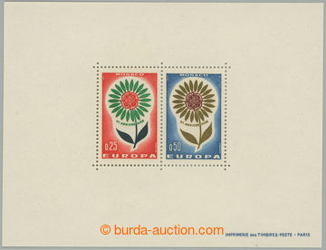 275676 - 1964 Yv.512A, Maury BS6, aršík EUROPA 0,25Fr+0,50Fr, speci