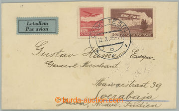275692 - 1935 PRAHA - JÁVA / Let-dopis zaslaný na Jávu, vyfr. Lete