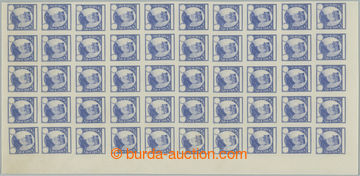 275703 - 1920 ARCHOVINA / pravý 50ks půlarch návrhu Štefánik v m