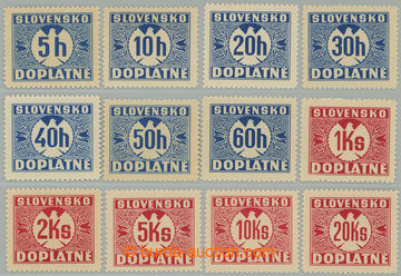275722 - 1939 Sy.D1Xy-D12Xy, I. vydání 5h - 20Ks, kompletní série