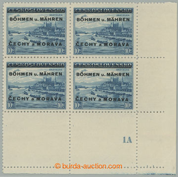 275726 -  Pof.K19 DČ, Bratislava 10Kč modrá, pravý dolní rohový