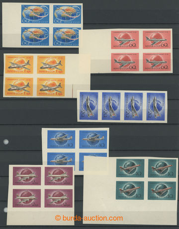 275738 - 1958-1959 Mi.2106-2108B, 2169-2171B, 2193B, Letadla I, II a 