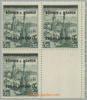 275754 -  Pof.18KDp, Olomouc 5Kč, pravý horní rohový 4-blok s dol