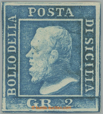 275756 - 1859 Sass.6, Ferdinand II. 2Gr modrá; pěkný neupotřeben�