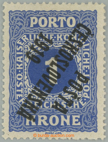 275768 -  Pof.80 Pp, Malé číslice 1K modrá s převráceným přet