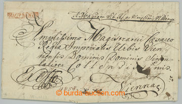 275778 - 1824 RUMUNSKO / skládaný dopis Ex Offo s červeným ráme�