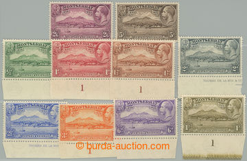 275803 - 1932 SG.84-93, Jiří V. - 300 let osídlení ½P - 5Sh, 8ks