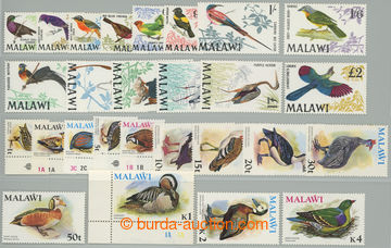 275812 - 1968-1985 SESTAVA / 2 kompletních sérií Ptáci, Mi.92 - 1