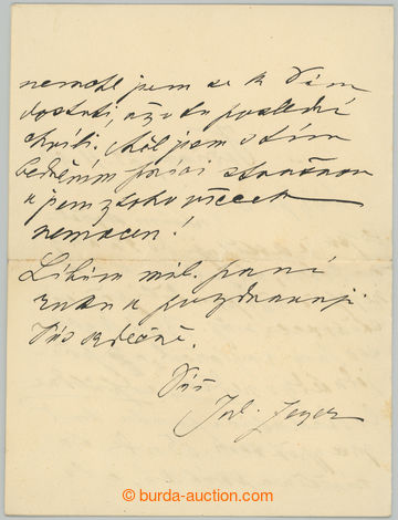 275832 - 1899 ZEYER Julius (1841–1901), významný český prozaik,