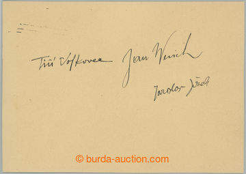 275840 - 1942 Jiří VOSKOVEC / Jan WERICH / Jaroslav JEŽEK - podpis
